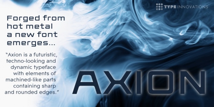 Axion font preview