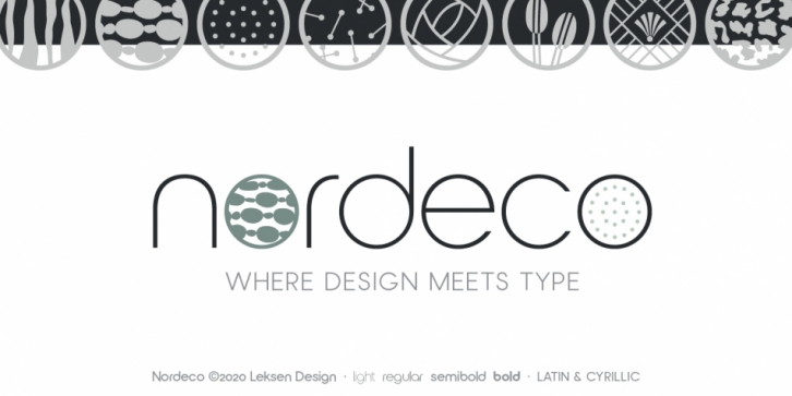 Nordeco font preview