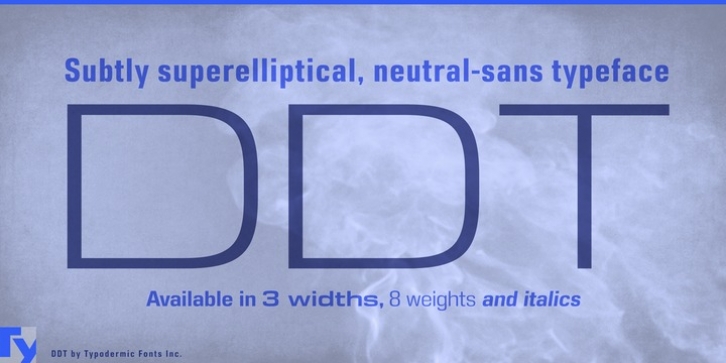 DDT font preview