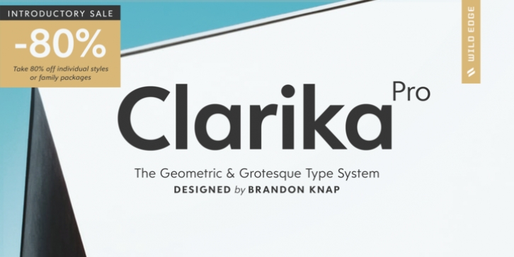 Clarika Pro font preview