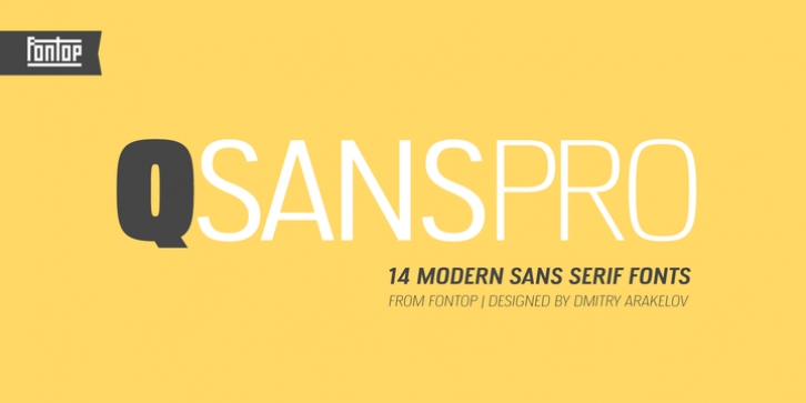 QSansPro font preview