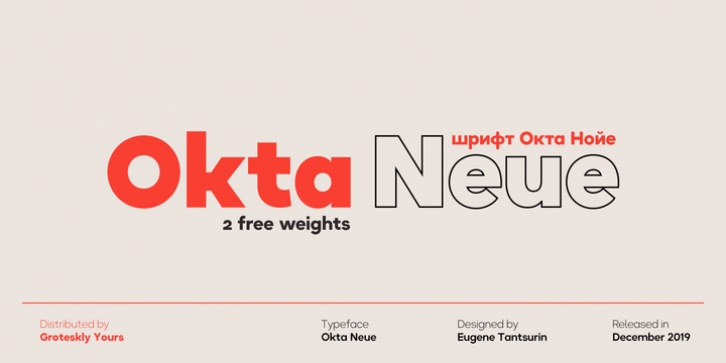 Okta Neue font preview