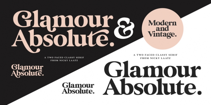 Glamour Absolute font preview
