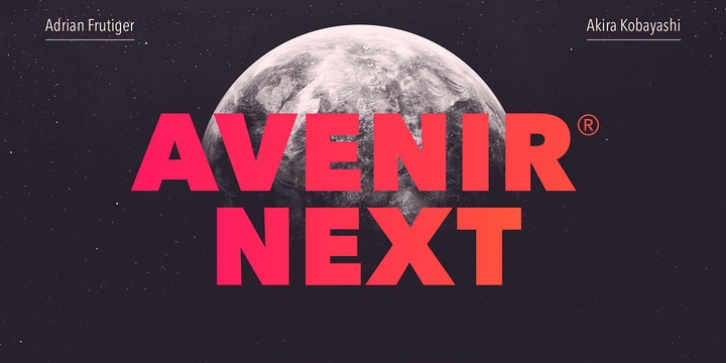 Avenir Next font preview