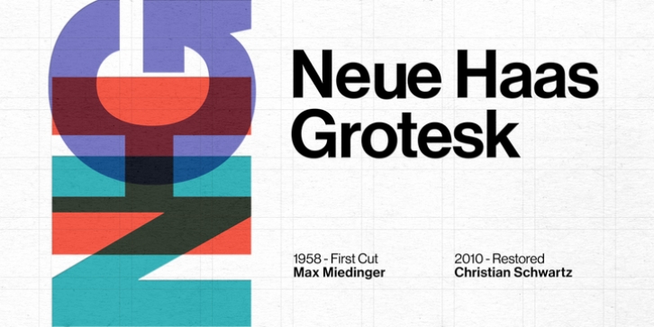 Neue Haas Grotesk font preview