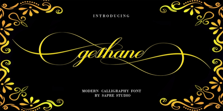 Geshane font preview