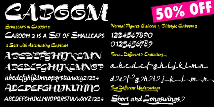 Caboom font preview