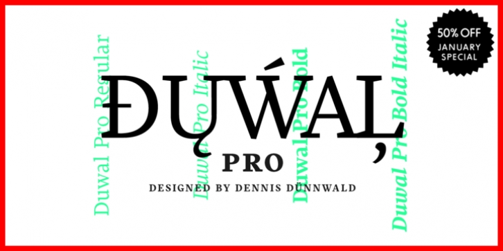 Duwal Pro font preview