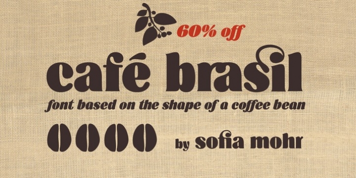 Café Brasil font preview