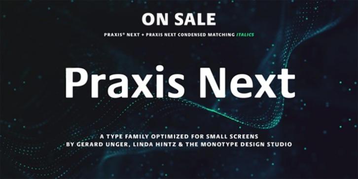 Praxis Next font preview