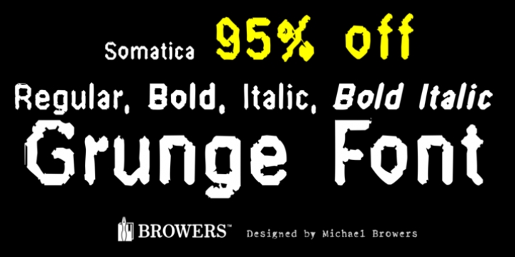 Somatica font preview