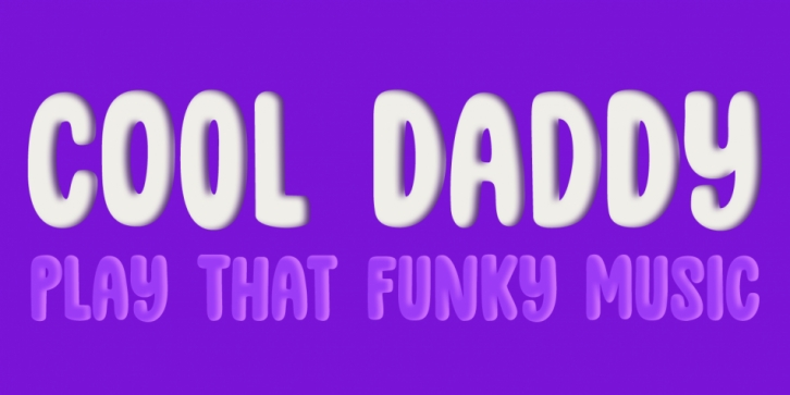 Cool Daddy font preview