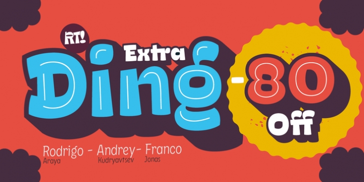 Ding Extra font preview