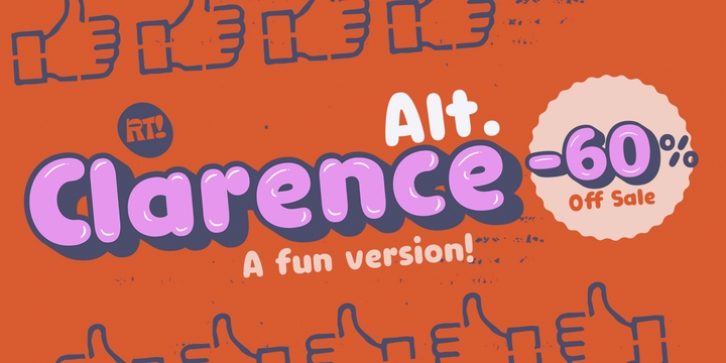 Clarence Alt font preview