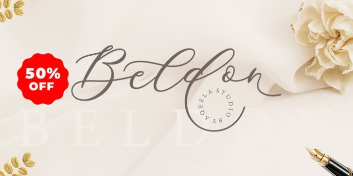 Beldon font preview