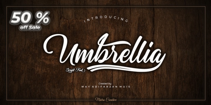 Umbrellia font preview
