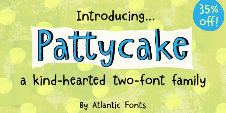 Pattycake font preview
