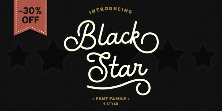 Black Star font preview