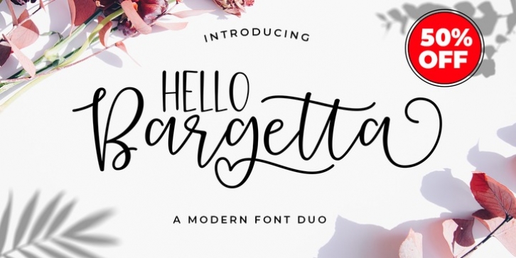 Bargetta font preview