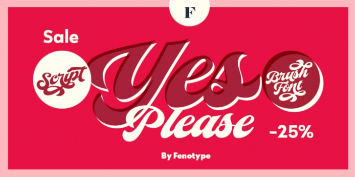 Yes Script font preview