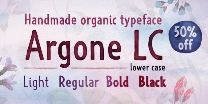Argone LC font preview