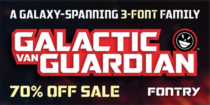 FTY Galactic VanGuardian font preview