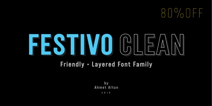 Festivo Clean font preview