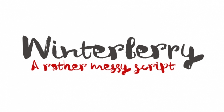 Winterberry font preview