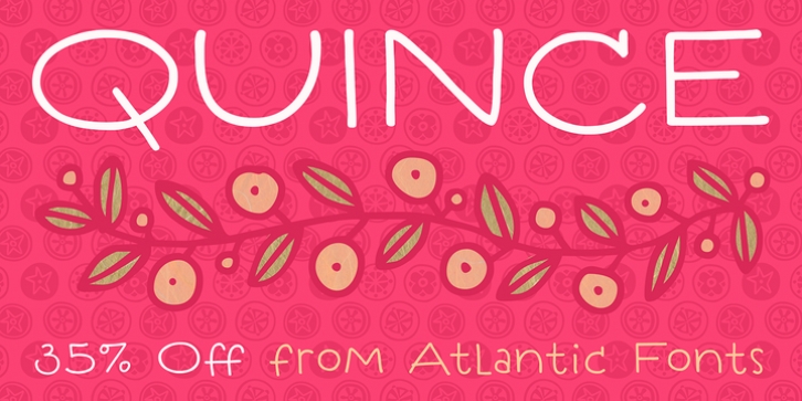 Quince font preview