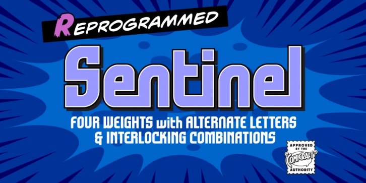 Sentinel font preview