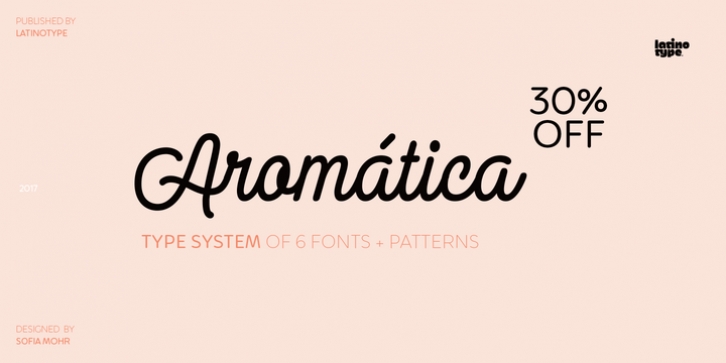Aromatica font preview