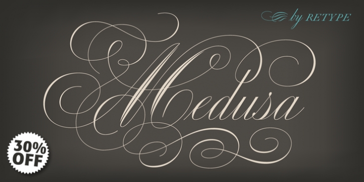 Medusa font preview