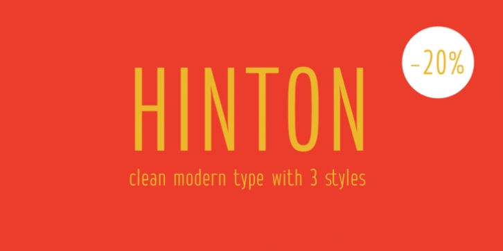 Hinton font preview