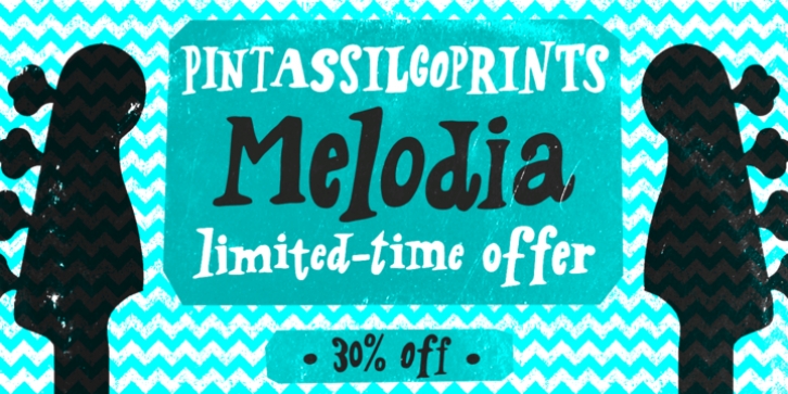 Melodia font preview