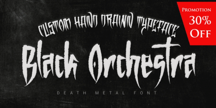 Black Orchestra font preview