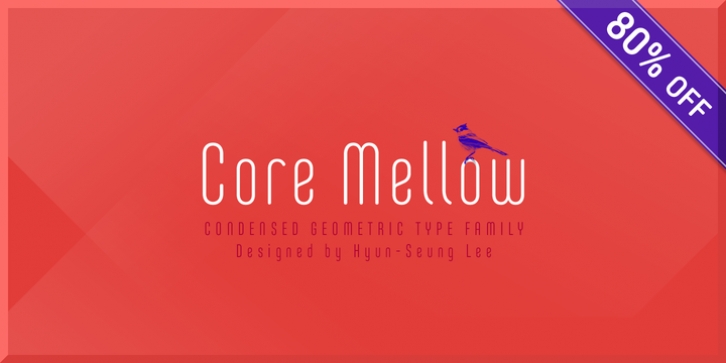 Core Mellow font preview