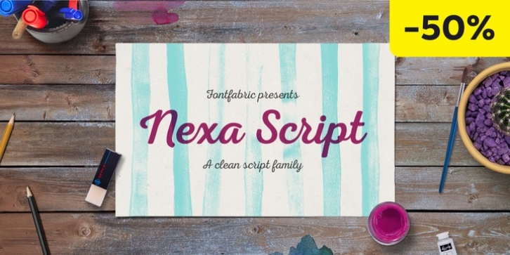 Nexa Script font preview