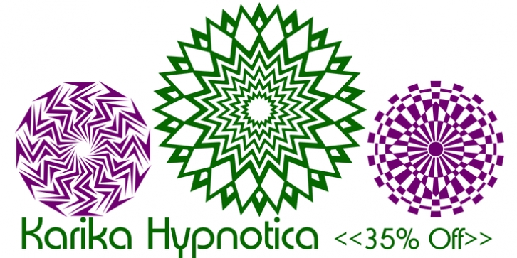 Karika Hypnotica font preview