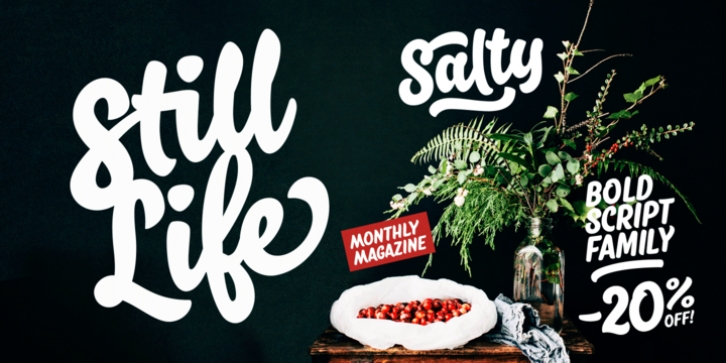 Salty font preview