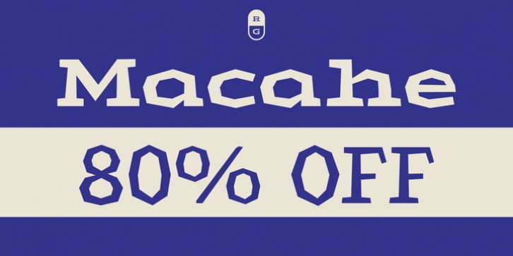 Macahe font preview