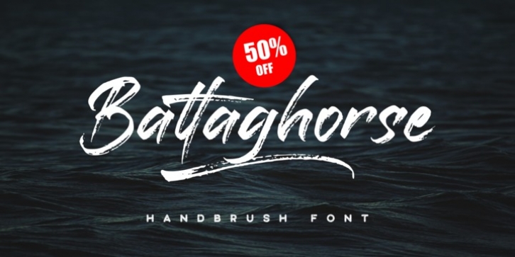 Battaghorse font preview