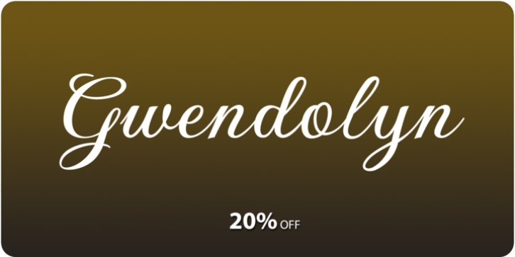 Gwendolyn font preview