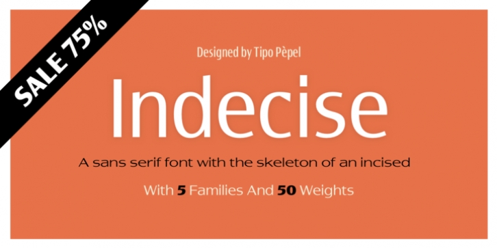 Indecise font preview
