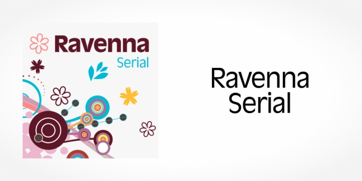 Ravenna Serial font preview