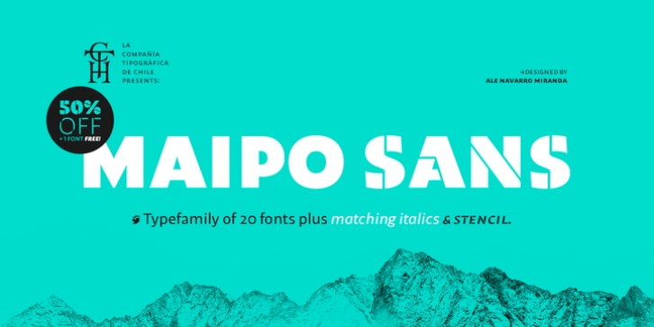 Maipo Sans font preview