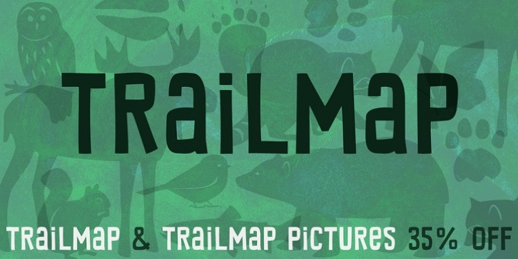 Trailmap font preview