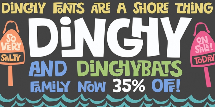 Dinghy font preview