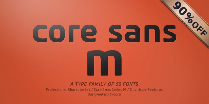 Core Sans M font preview