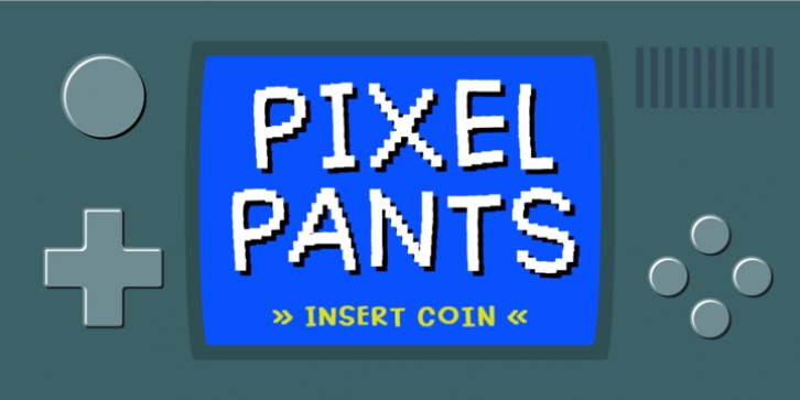 Pixel Pants font preview