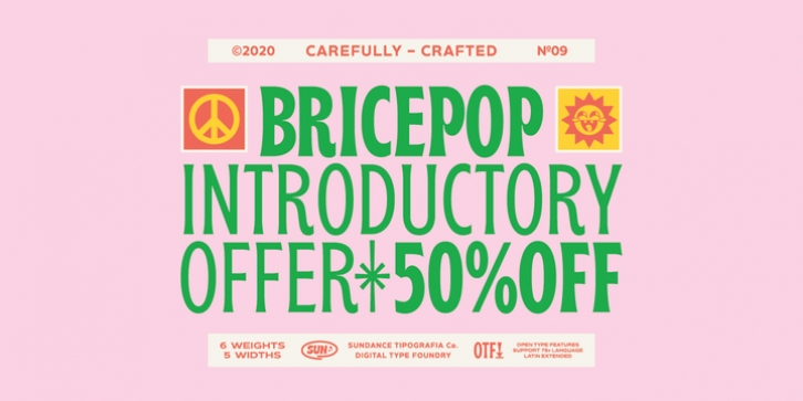 Brice font preview